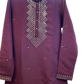 Wine - Rich MirrorWork Mens Indian Kurta set with Trousers - UK Stock - Weddings / Walimas , Sangeet, Diwali, Eid, Mehndi / Henna - VEE355 TY