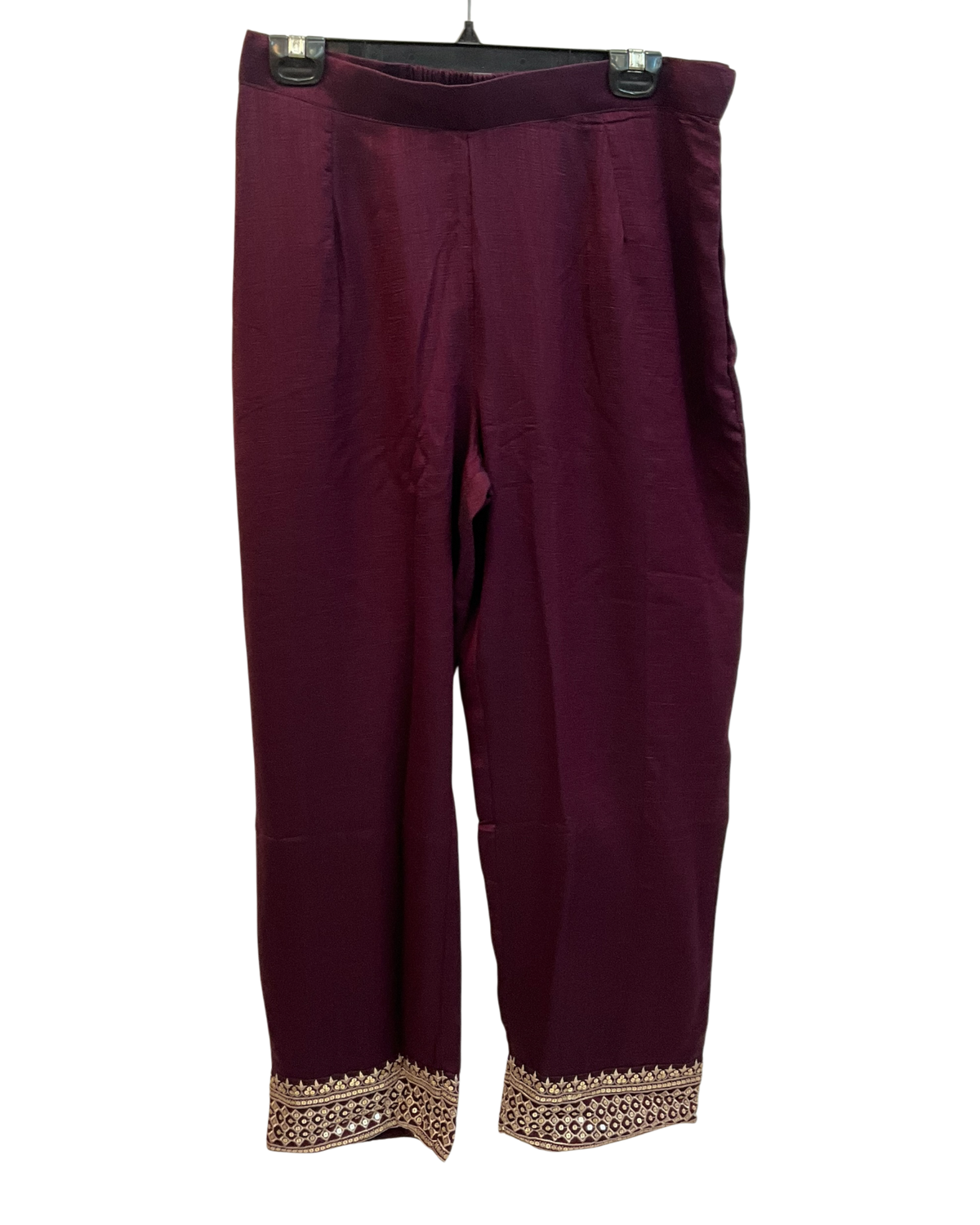 Size 12 (38") - Wine - Designer -  Ladies Long Top / Dress Anarkali Trousers Suit - VMK Afsana 04RA26