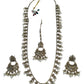 Antique Gold & Pearls - Antique Gold Finish Long Necklace set - Bollywood - Weddings - NIR853 11KP24
