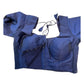 Navy Blue - HYBRID Silky Saree blouse - With Elastic on both side for Great fit - Size 36",38", 40" S M L  - VAM1216 Ap