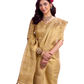 Gold - Traditional Silky Fancy Saree with Blouse Piece - UK Stock - 2/3 days Delivery  12KT25 RP475