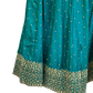 Size UK 12 (38") Jade Green - Lehenga Set - Mehndi / Sangeet / Bridesmaids / Weddings / Garba  - UK Stock - 24h Dispatch - JF524 09TV26