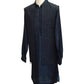 Petrol Blue - Mens Kurta Set with Rich Brocade Waistcoat  - SHU2505 TP 0325