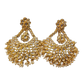 Regal Kundan & Pearl Crescent Chandbali Earrings - Bollywood - Weddings - 6ER44 09J26