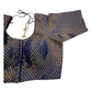 38" & 42" - Navy Blue - Banarasi Brocade Saree / Lehenga Blouse -UK Stock - Quick Dispatch - LT3 08Rp25