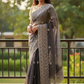 Purple - Classic Saree with Thread Work Border and Blouse Piece - UK stock - 24hr Dispatch - RS2534 VY