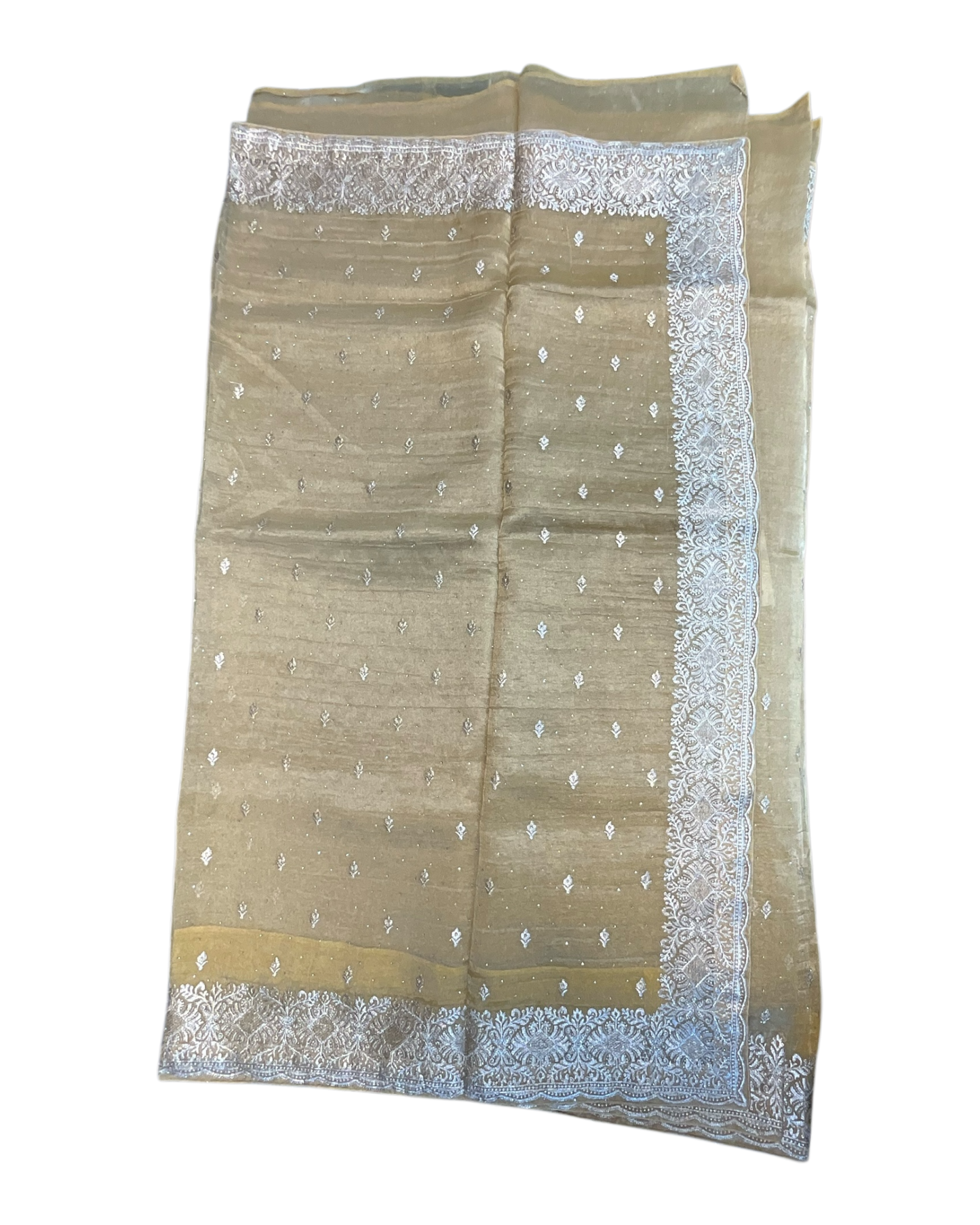 Yellow - Fancy Party Saree with Blouse Piece - UK stock - 24hr Dispatch - VFU5410 03VR26