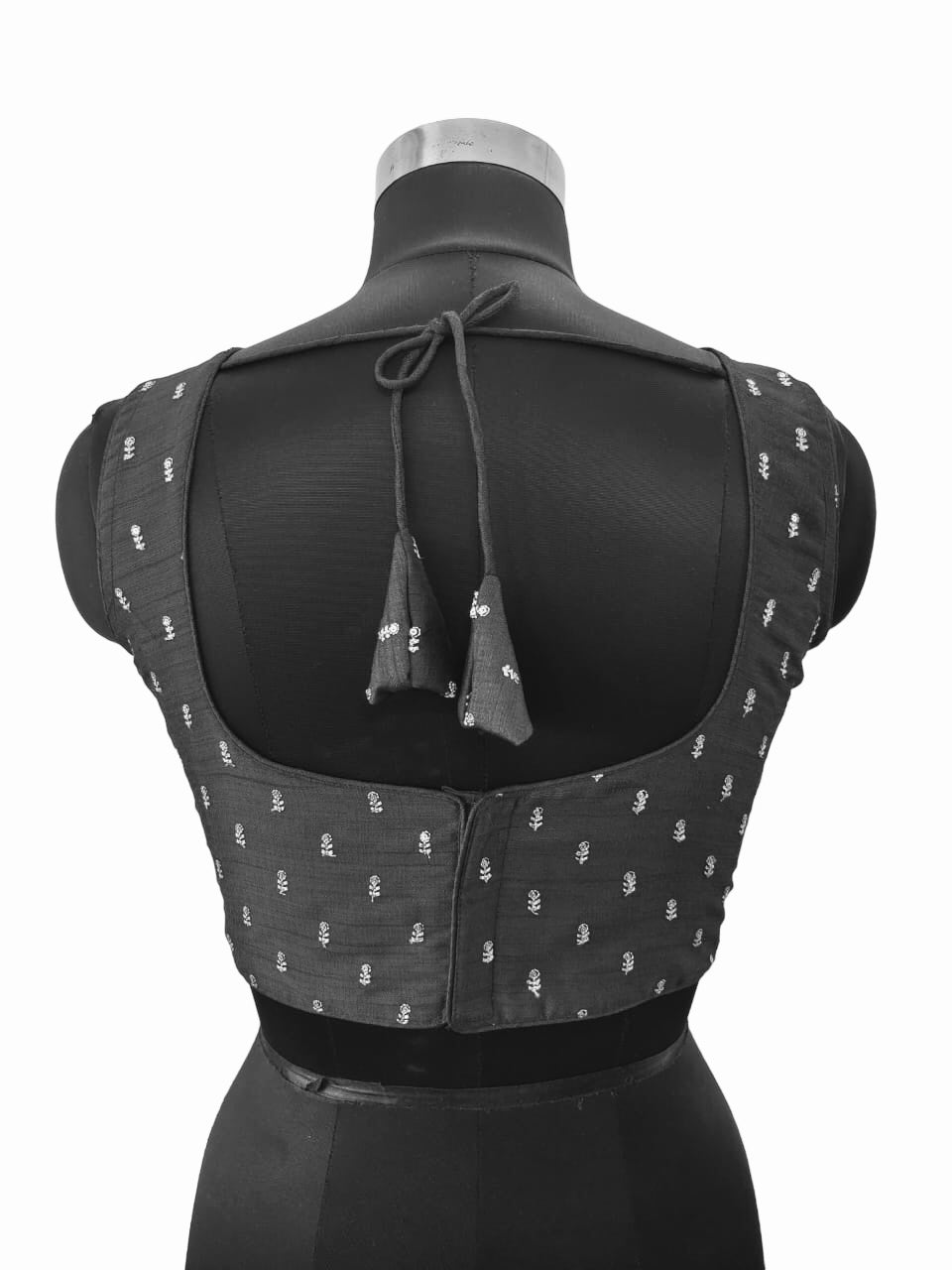 Turquoise - Dupion Silky Saree / Lehenga blouse - 38" Bust (UK 12) Can be let out to size 16  - AF2405 A 0324