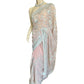 Pink - Fancy Embroidered Saree with Blouse Piece - UK stock - 24hr Dispatch - SP250619 VC