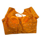 34", 38" & 42" - Orange - Banarasi Brocade Saree / Lehenga Blouse -UK Stock - Quick Dispatch - X767 08Ap25