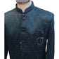 Teal - PREMIUM Slim Fit Mens Self Brocade BandhGala / Prince / Chinese Collar Jacket with Long inside Waistcoat - Fantastic Fit - CS2505 01PY25