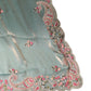 Grey - Pastel Sequins Silky Saree with Blouse Piece - MF3793 TP 0824