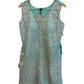 Sky Blue - Ladies Medium Length Top Palazzo Trousers Suit - Size 14 (40") - KTC241019 JJ