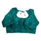 34", 38" & 42" - Jade / Rama Green - Banarasi Brocade Saree / Lehenga Blouse -UK Stock - Quick Dispatch - X767 08Ap25