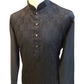 Navy Blue - Sequins -  Mens Indian Kurta set - Weddings / Walimas , Sangeet, Eid, Mehndi / Henna - NAD2508 01KC25