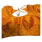 34", 38" & 42" - Orange - Banarasi Brocade Saree / Lehenga Blouse -UK Stock - Quick Dispatch - X767 08Ap25