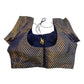 38" & 42" - Navy Blue - Banarasi Brocade Saree / Lehenga Blouse -UK Stock - Quick Dispatch - LT3 08Rp25