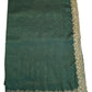 Sage Green - Chiffon - Fancy Party Saree with Blouse Piece - 11KP24 SP2423