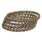 Antique Gold Finish CHAMPAGNE Reverse Stone Bangles (Set of 4) - Mix N Match - NBA2401Jp