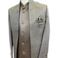 Grey - PREMIUM Mens Knee Length  Jacket with Long Waistcoat - Sherwani / Indo Western - Fantastic Fit - KCS6633 05RY25