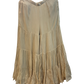 UK 12 / 38" - Beige - Designer Ladies Indian Medium Top Palazzo Trousers Suit - UK Stock - 2/3 days delivery - VMK CHARMI RP