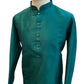 Turquoise Rama Green - Fantastic Mens Indian Kurta set - Weddings / Walimas , Sangeet, Eid, Mehndi / Henna - NAD2501 01KV25
