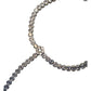 Clear - Silver Finish Panja / Indian Ladies Hand Accessory - Fashion Jewellery - Bollywood - Weddings - AE2443 11Jp24