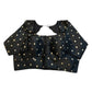 34", 38" & 42" - Black - Banarasi Brocade Saree / Lehenga Blouse -UK Stock - Quick Dispatch - X767 08Ap25