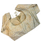 38" & 42" - Cream Light Gold - Banarasi Brocade Saree / Lehenga Blouse -UK Stock - Quick Dispatch - X1126 01A25