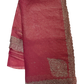 Coral - Rich Saree with Thread / Stone Embroidery and Blouse Piece - UK stock - 24hr Dispatch - RS2525 VJ