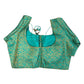 38" & 42" - Sea Green - Banarasi Brocade Saree / Lehenga Blouse -UK Stock - Quick Dispatch - X1126 01A25