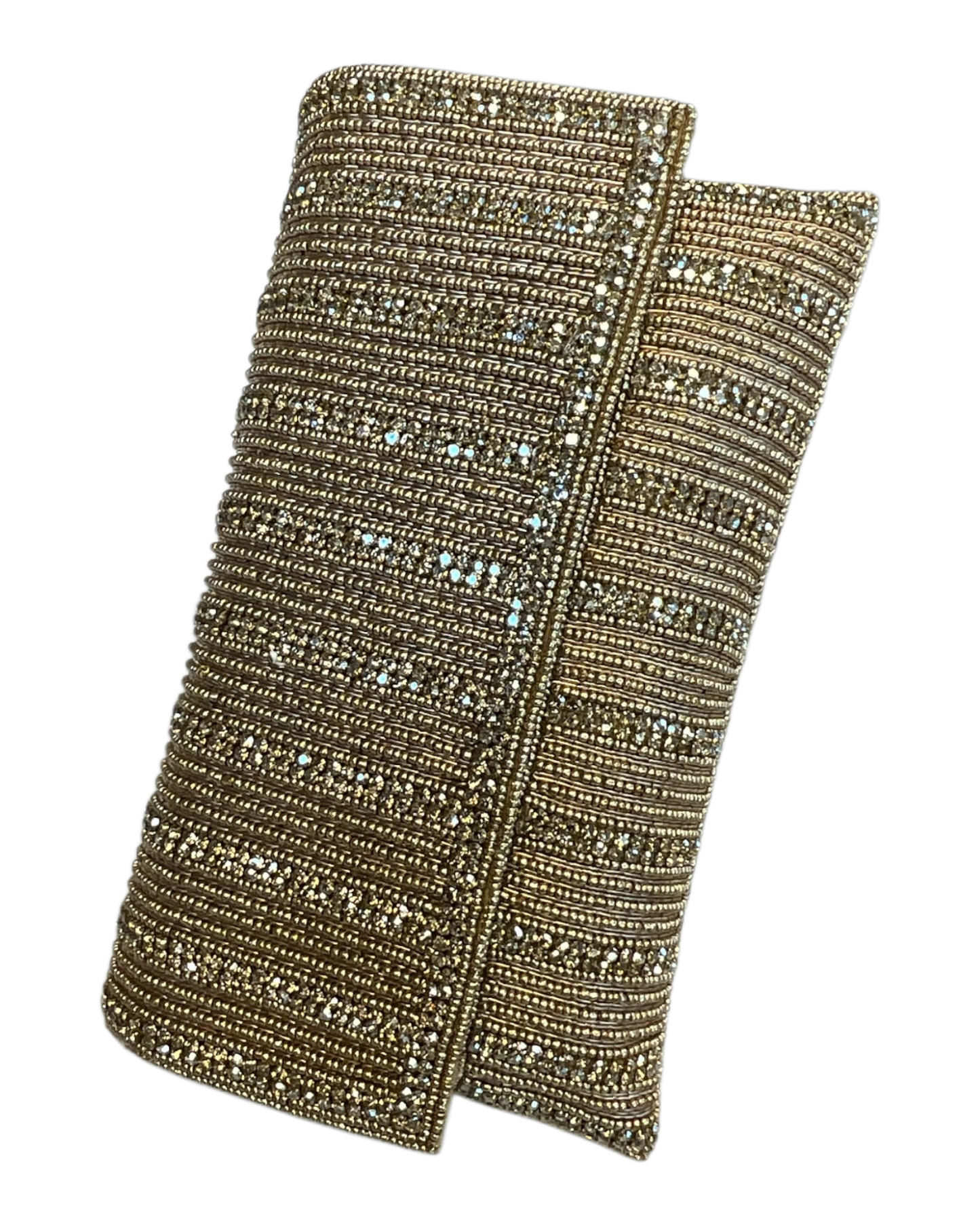Rose Gold - Rich Hand Embroidered Clutch Bag / Handbag -Bollywood / Weddings - JS32 04KP26