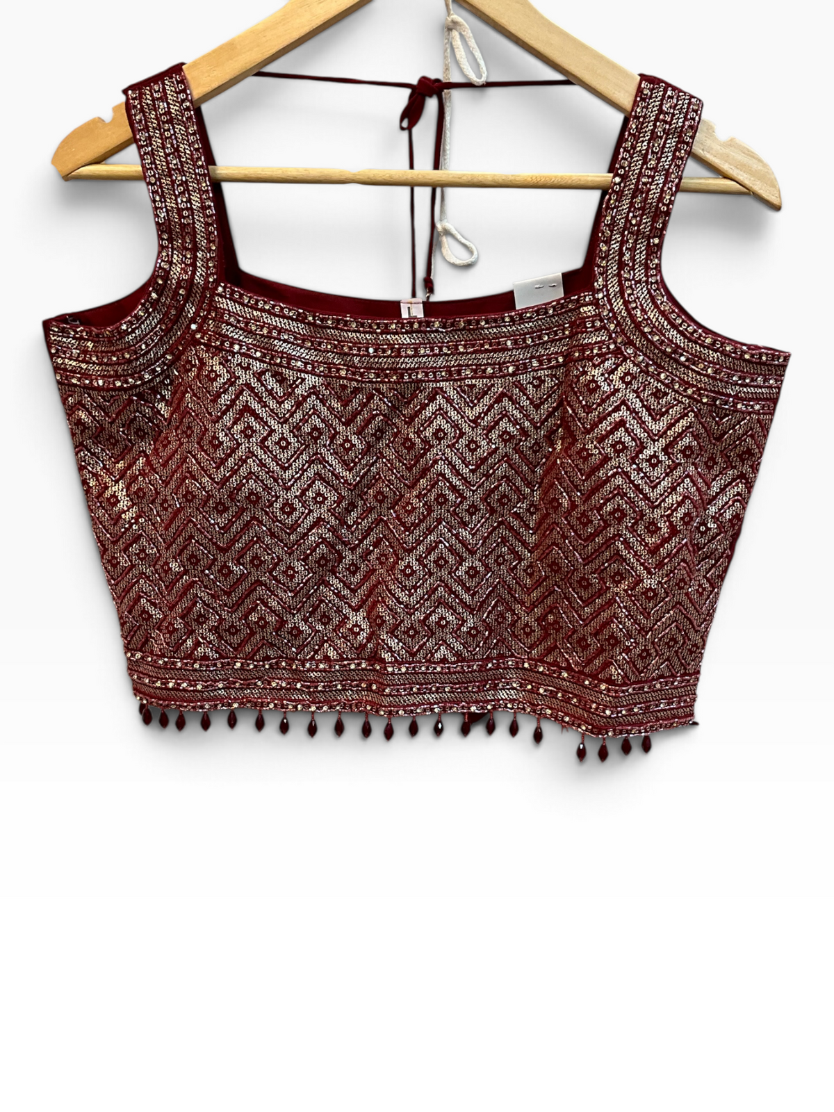 SALE ! Size UK 12 (38") Maroon - Lehenga Set - Mehndi / Sangeet / Bridesmaids / Weddings / Garba  - UK Stock - 24h Dispatch - KTC30 04JY23