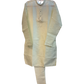 Off White / Cream - Soft Silky Mens Kurta Set with Draw stringed Trousers - Sangeet Mehendi Haldi - KCS2605 06KV26