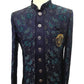 Stunning Double Layered Navy Blue Sherwani -  SHU2311 JY 0923