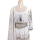 Size 12 / 38" Bust - Off White - Ready Made Lehenga Set - UK Stock - 24h Dispatch - KTC2501 59 TP 0125