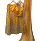 Amber / Yellow - Ready Made Lehenga Set - Size 12 - 38"(Loosen up to 14) ) UK Stock - 24h Dispatch - VC2342  AY 0523
