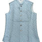 Light Pastel Blue - Banarasi Self Brocade - Premium Mens Waistcoat - VNS-JKT17 10KP25