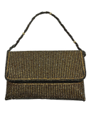 Antique Gold - Rich Hand Embroidered Clutch Bag / Handbag -Bollywood / Weddings - AKB278 11KJ25