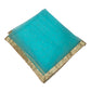 Large Soft Net Dupatta with Gold Beaded Border - Mix N Match -  HSK2307 RP 1023