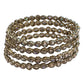 Antique Gold Finish Gold Reverse Stone Bangles (Set of 4) - Mix N Match - NIR832A
