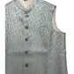 Light Pastel Blue - Banarasi Self Brocade - Premium Mens Waistcoat - VNS-JKT17 10KP25