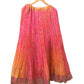 Fuchsia / Orange Ready Made Lehenga Set - Size 10 - 36"(Loosen up to 14) ) UK Stock - 24h Dispatch - KTC24320 TV 0124