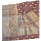 Rose Gold - Traditional Handloom Banarasi Sari / Saree - with Blouse Piece - SN2402 11TY24