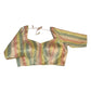 36" Bust (UK 10) Pastel Multi Coloured - Banarasi Brocade Saree / Lehenga blouse - Can be let out to size 12  - VFJ217 01KY25