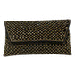 Black - Rich Hand Embroidered Clutch Bag / Handbag - AKB235 05KP25