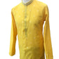 Haldi Yellow Handloom Banarasi Mens Kurta Set - UK Stock - 24h Dispatch - Karbhari35 VT 0223