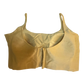 Gold - Rich Banarasi Thin Strap Designer Saree blouse with cups, 38" - UK Stock - Quick Delivery - RNK - R651- H (Copy)