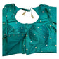 34", 38" & 42" - Jade / Rama Green - Banarasi Brocade Saree / Lehenga Blouse -UK Stock - Quick Dispatch - X767 08Ap25