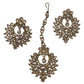 Antique Gold & Stones - Antique Gold Finish Long Necklace set - Bollywood - Weddings - AE2420 11VK24